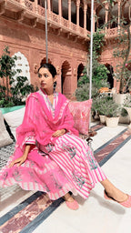 Mughal Pink Striped