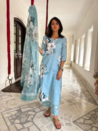 Blue Polka